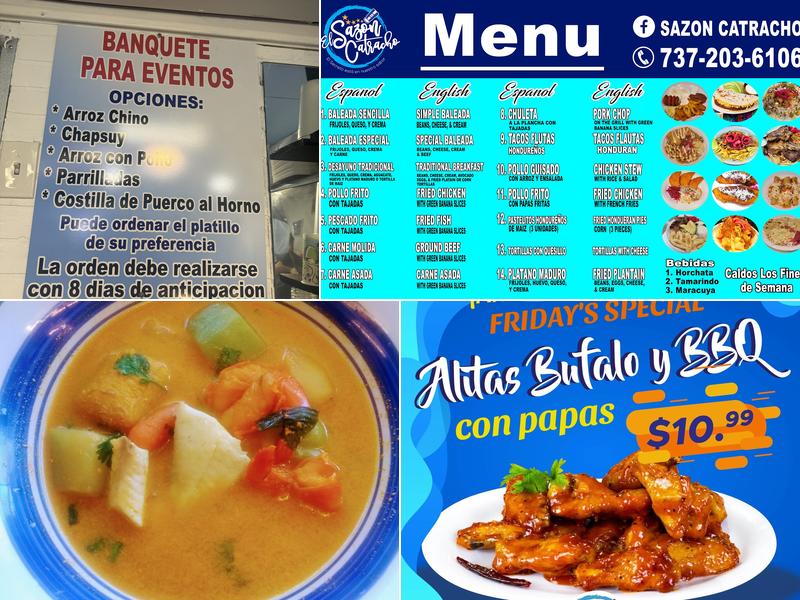 El Sazon Catracho Menu