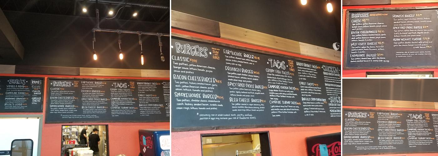 Campfire Barbecue Menu