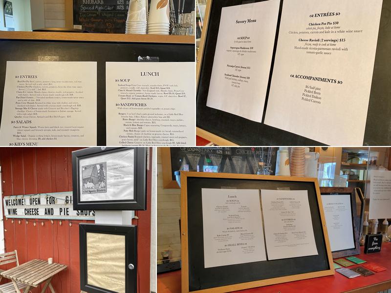 Old Spots Bistro Menu