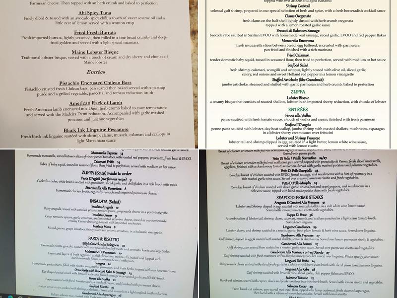 Amore Ristorante | Brick Township New Jersey Menu