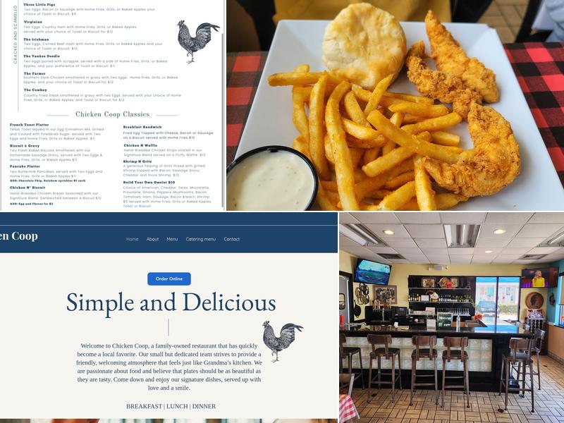 The Chicken Coop Country Diner Menu