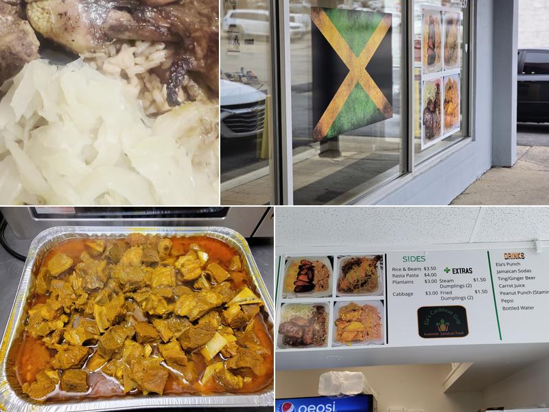 Ela's Caribbean Grill Menu