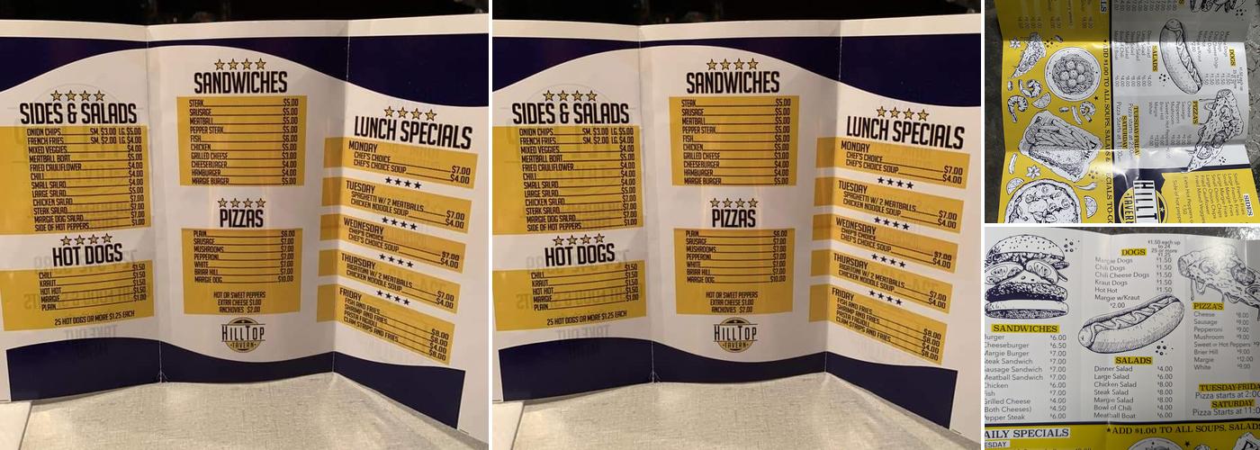 Basilone's Menu