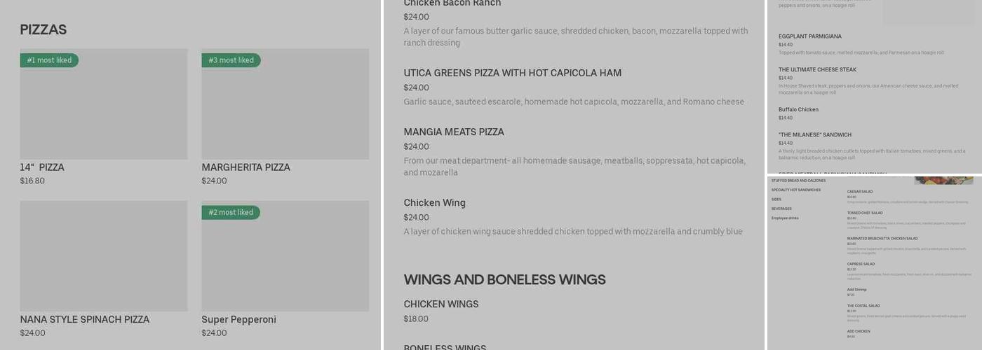 The Burger Experience Menu