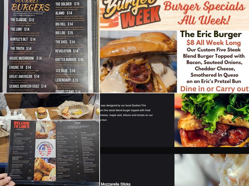 Lori's American Grille Menu