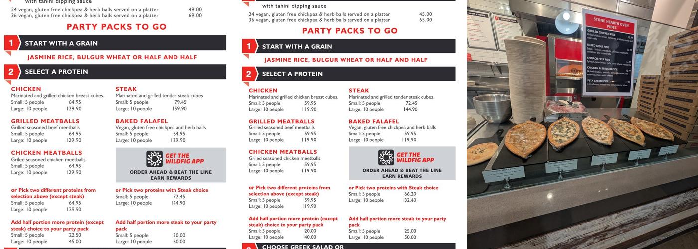 Wild Fig Menu