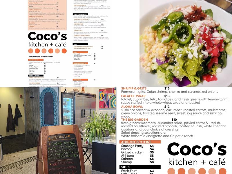 Coco’s Menu
