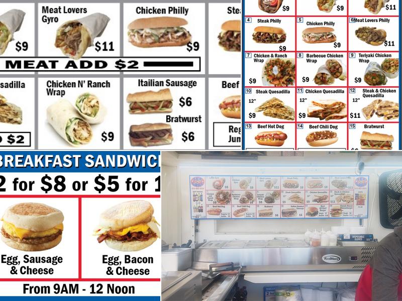 Tee Grill Menu