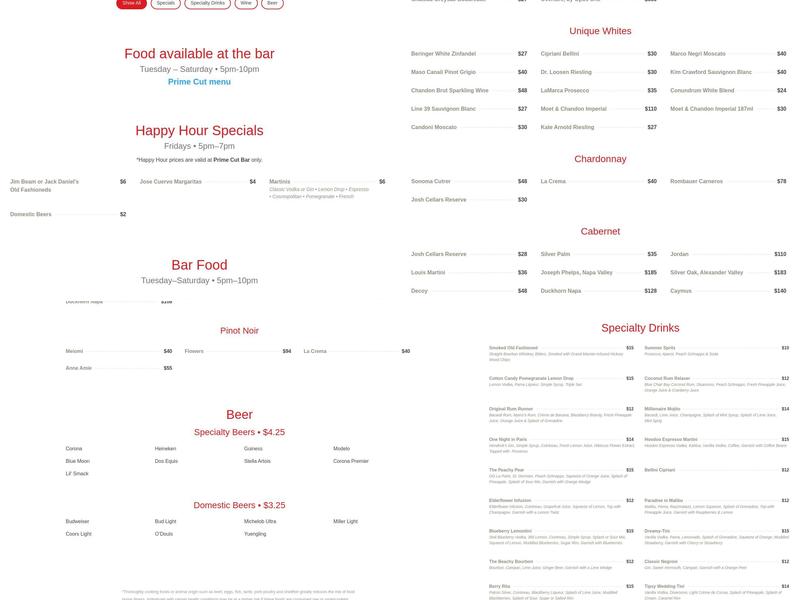 Dockside Deli Menu