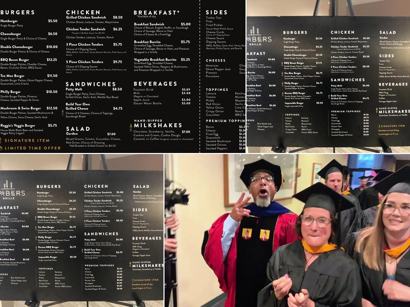 Timbers Grille Menu