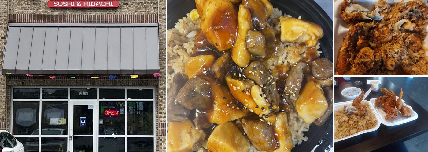 James island Fire Grill hibachi sushi