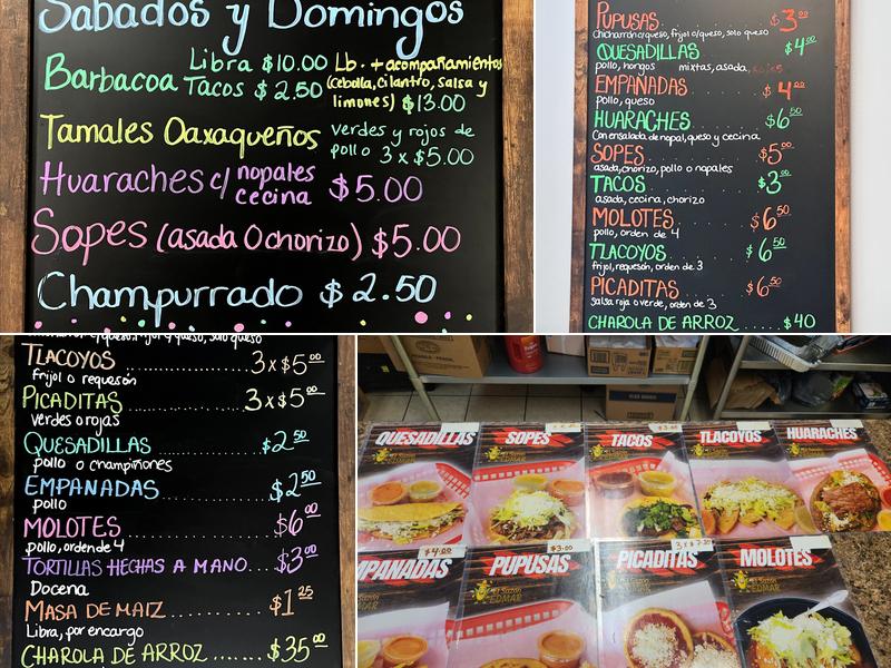 El Sazon de Edmar Menu