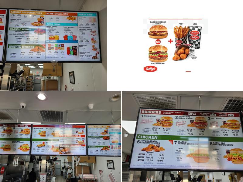 Checkers Menu