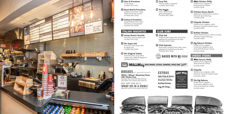 Jersey Mike's Subs Menu