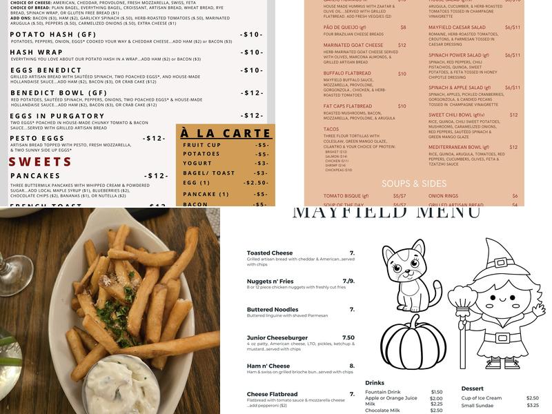 Mayfield Menu