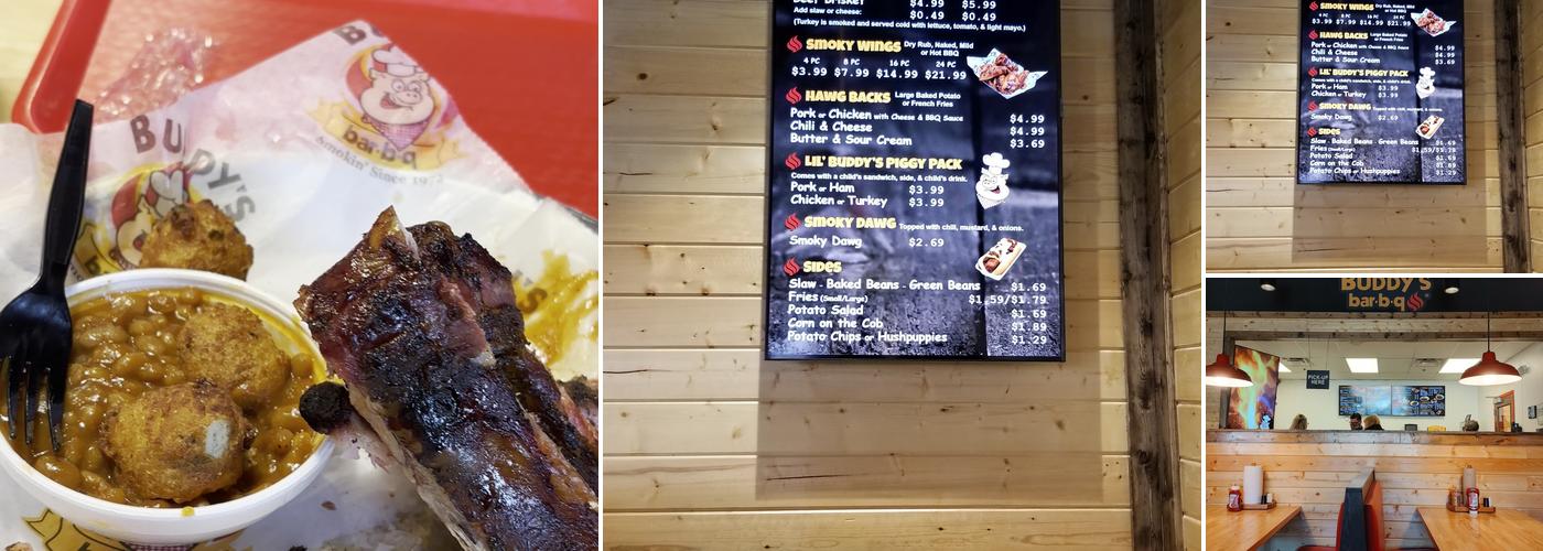 Buddy's Bar-B-Q Menu