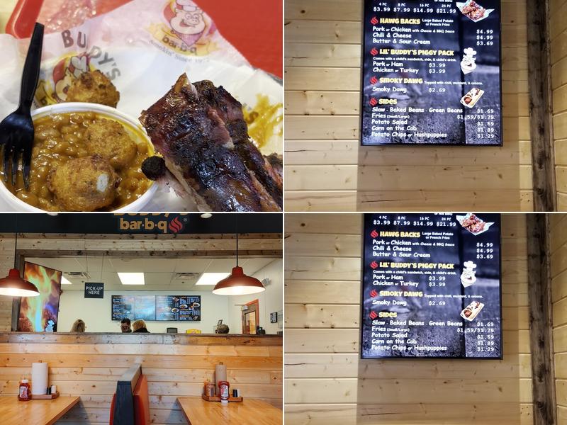 Buddy's Bar-B-Q Menu