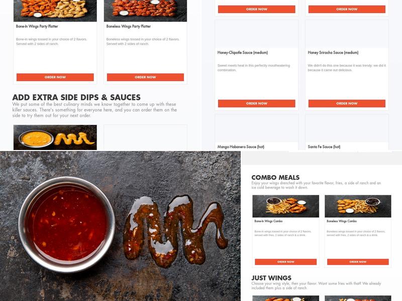 It's Just Wings Menu