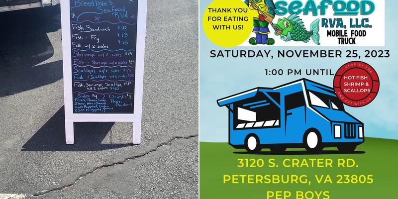 Breedlove's Seafood RVA Menu