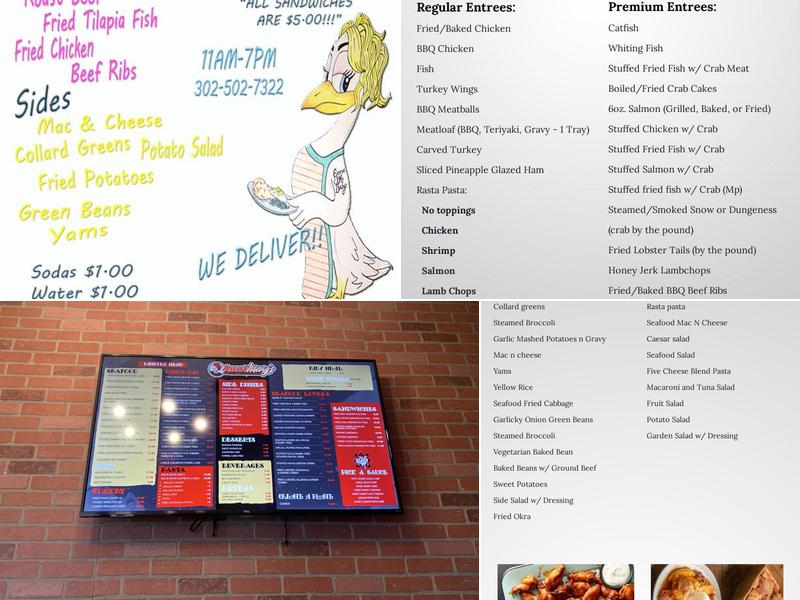 Aunt Mary's Kitchen & Violetta's Event Space Menu