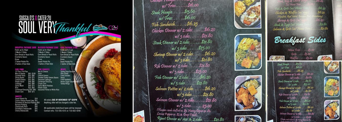 SuggaDs Menu