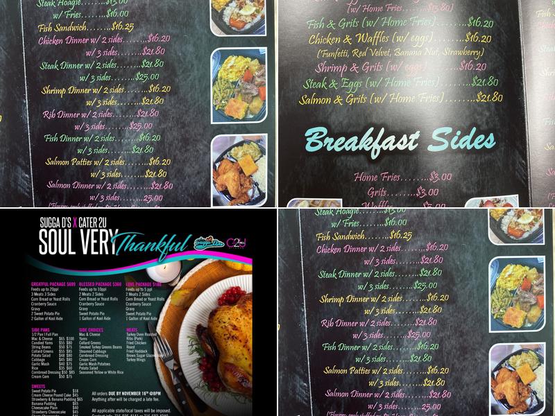 SuggaDs Menu
