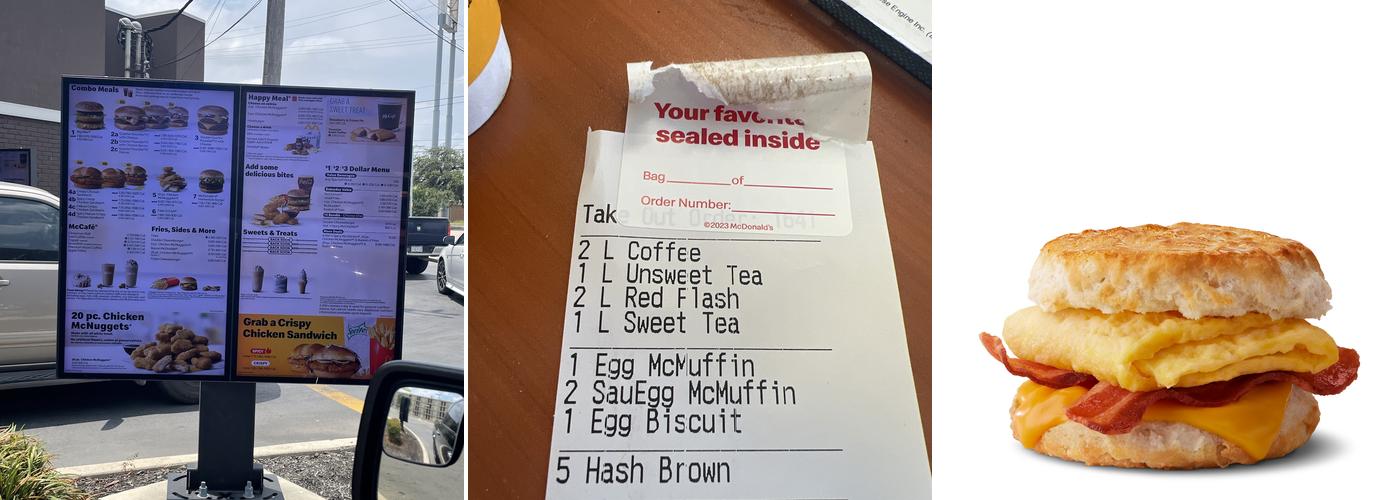 McDonald's Menu