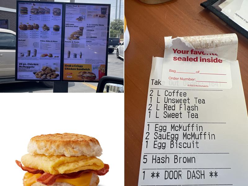 McDonald's Menu