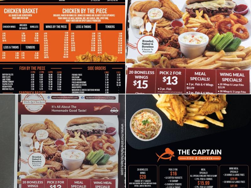 MORAINE FISH & CHICKEN Menu