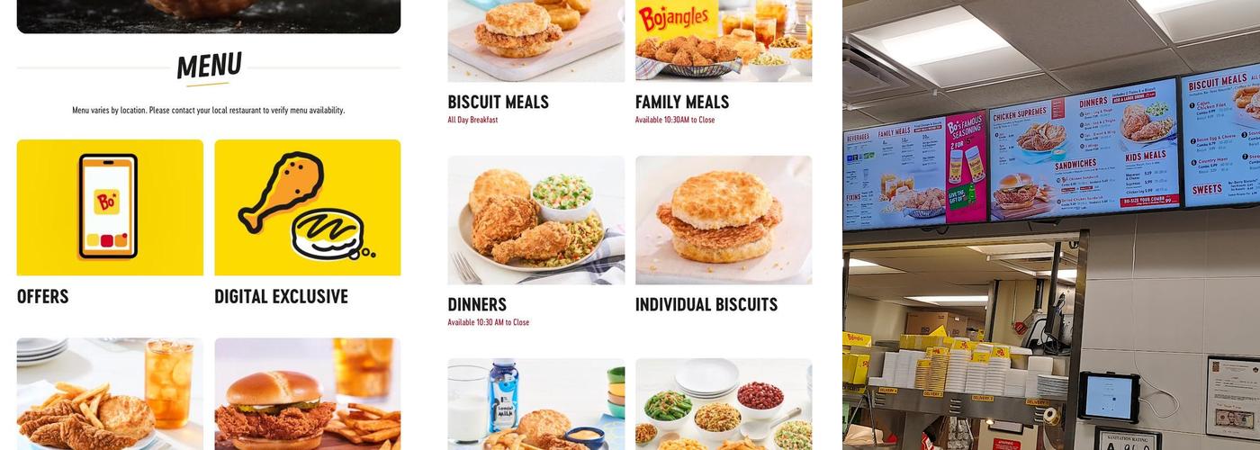 Bojangles Menu