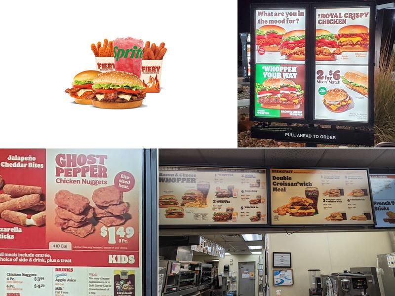 Burger King Menu