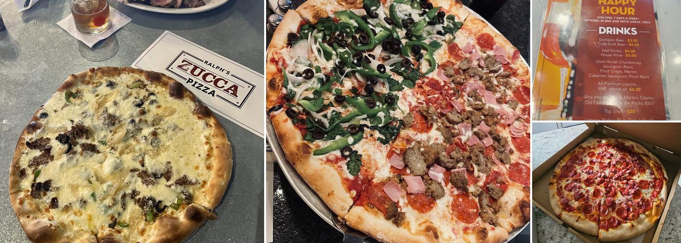 Ralph's Zucca Pizza Menu
