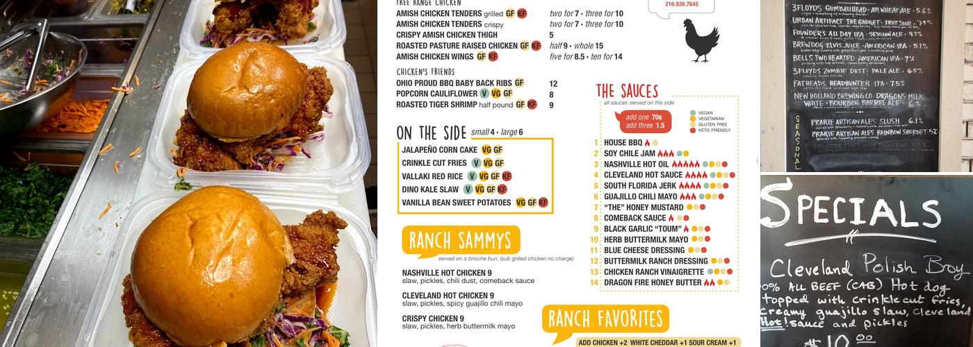 Chicken Ranch Menu