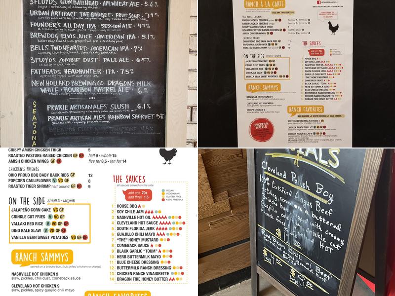 Chicken Ranch Menu