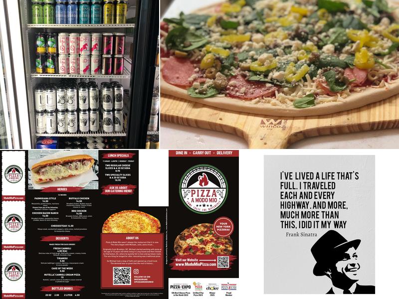 Pizza A Modo Mio and Cafe Menu