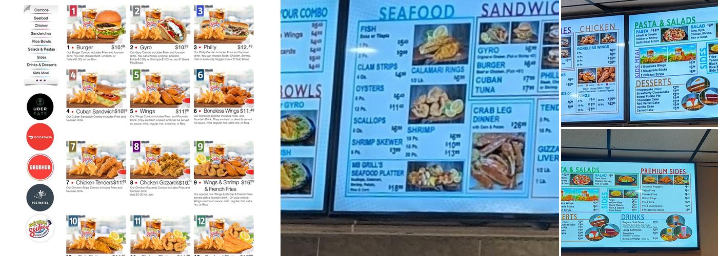 MB GRILL Menu