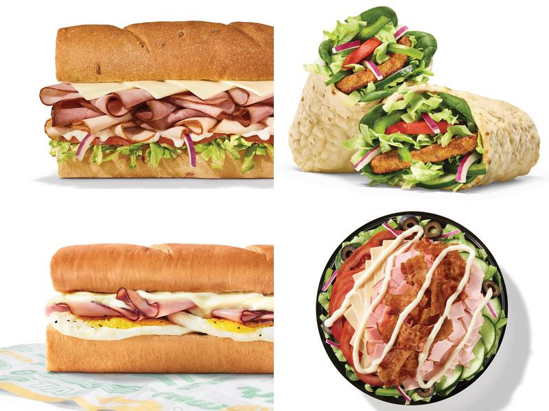 Subway Menu