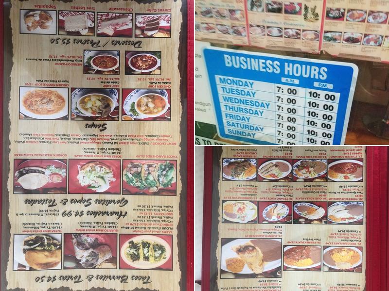 El Gallo De Oro Menu