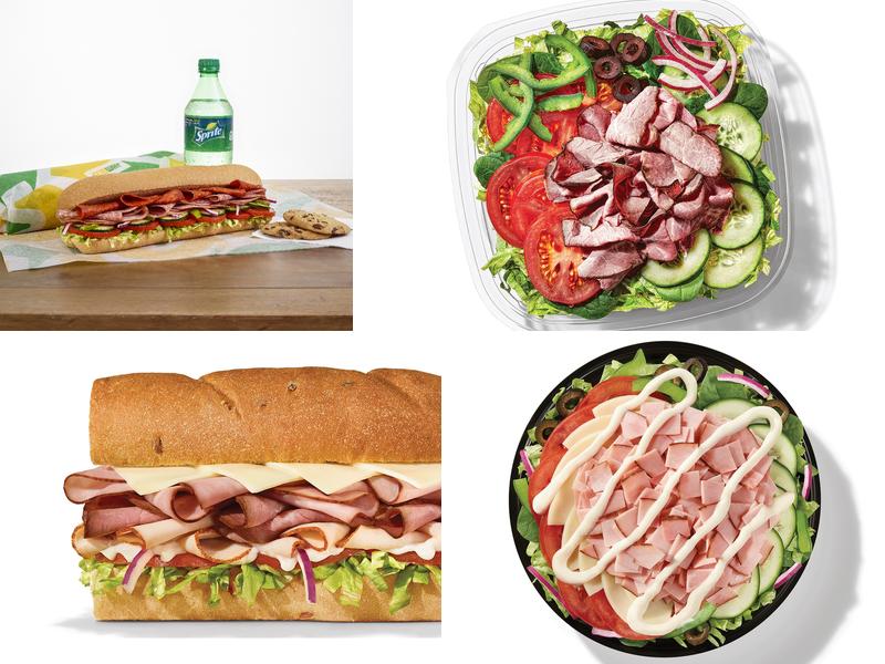 Subway Menu