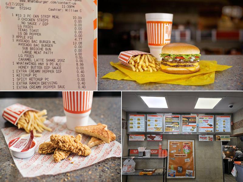Whataburger Menu
