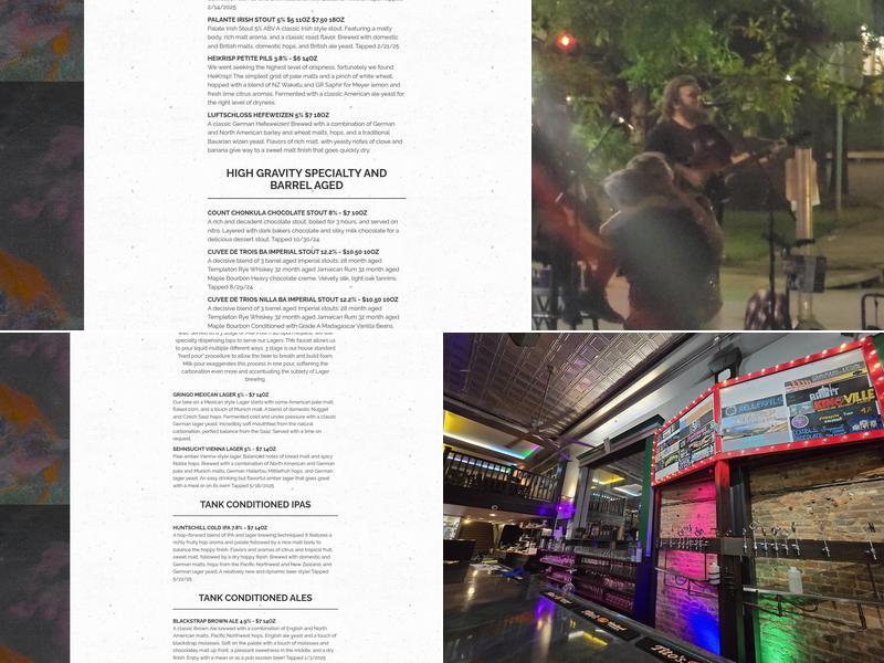 Chandlers Ford Brewing Menu