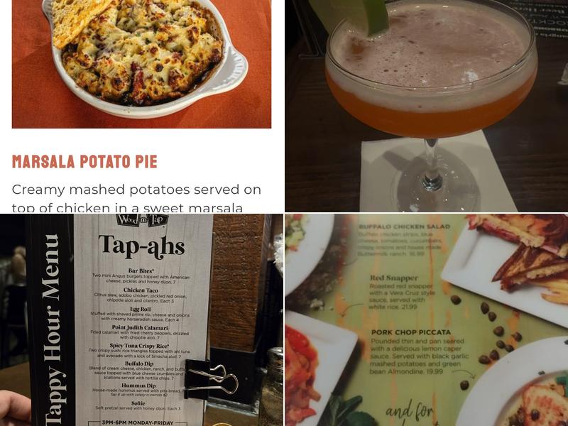 Wood-n-Tap - Enfield Menu