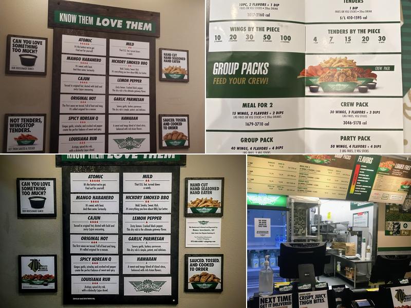 Wingstop Menu
