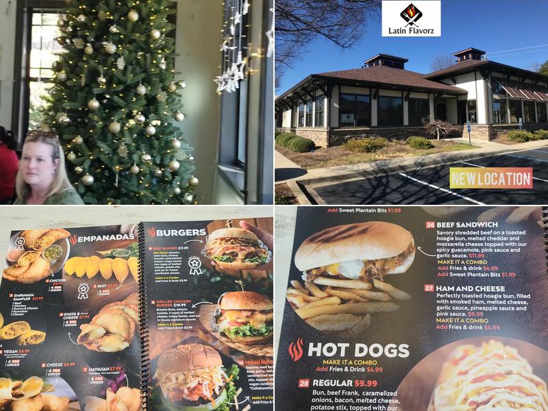 Latin Flavorz Menu