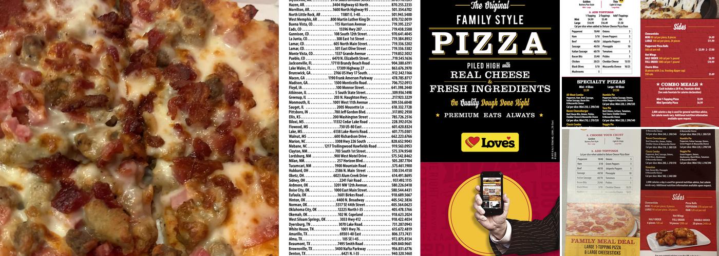 Godfather's Pizza Express Menu