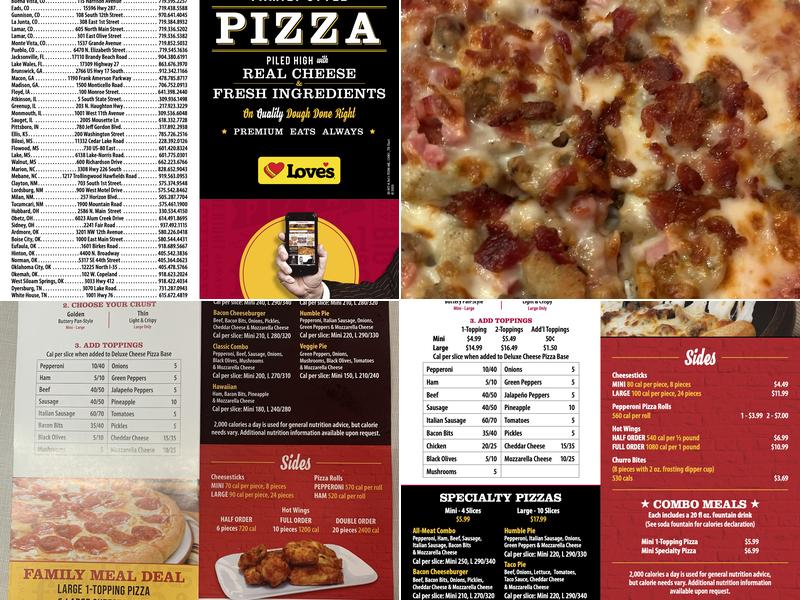 Godfather's Pizza Express Menu