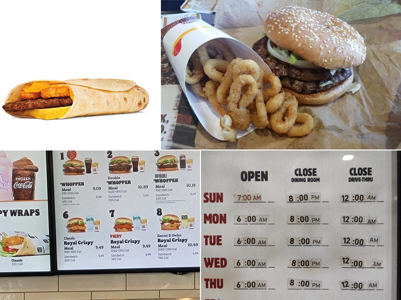 Burger King Menu
