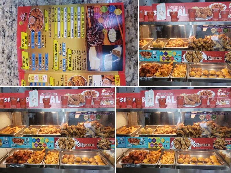 Krispy Krunchy Chicken Menu