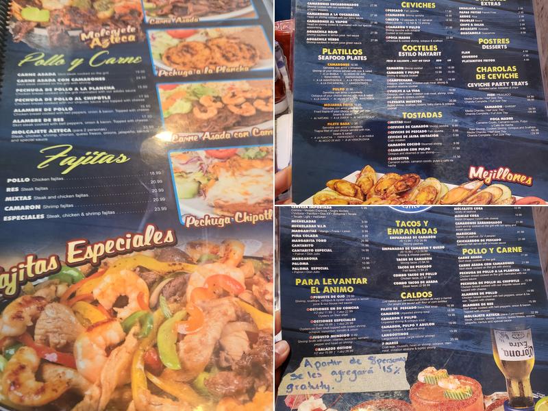 Las Islas Menu