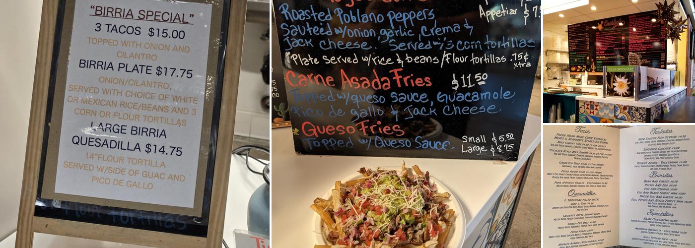 Cecilia's Taqueria Menu